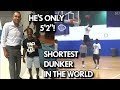 52 dunking shortest person to ever dunk will eason has hops