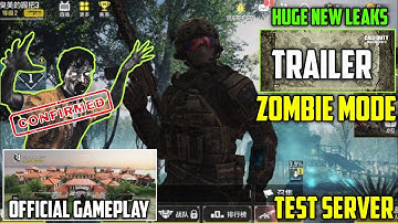 Zombie Mode Confirmed Official Teaser Cod Mobile || CODM Chinese Test Server || cod mobile leaks