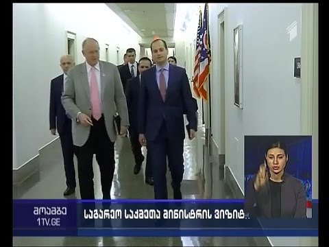 საქართველოს საგარეო საქმეთა მინისტრი აშშ-ის  სახელმწიფო მდივანს შეხვდება