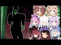 Hololive girls VS the elevator jump scare! (Night Delivery)【Hololive / ENG SUB】