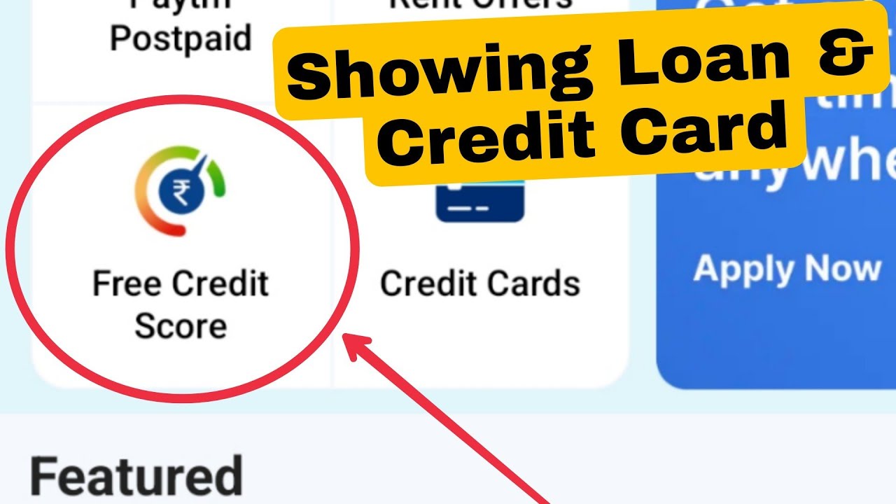 Paytm Credit Score Showing Loan Credit Card Loan Or Card Nahin Liya