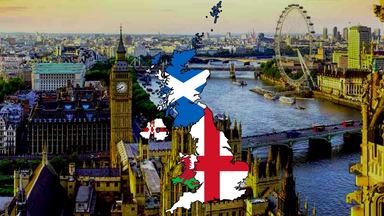 UK Countries-🏴Flag Map Speed Art🖌️