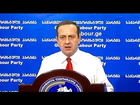 „ლეიბორისტული პარტიის\" ბრიფინგი