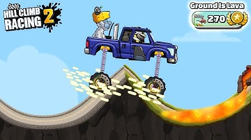 GROUND IS LAVA NEW EVENT - Hill Climb Racing 2 Walkthrough Gameplay