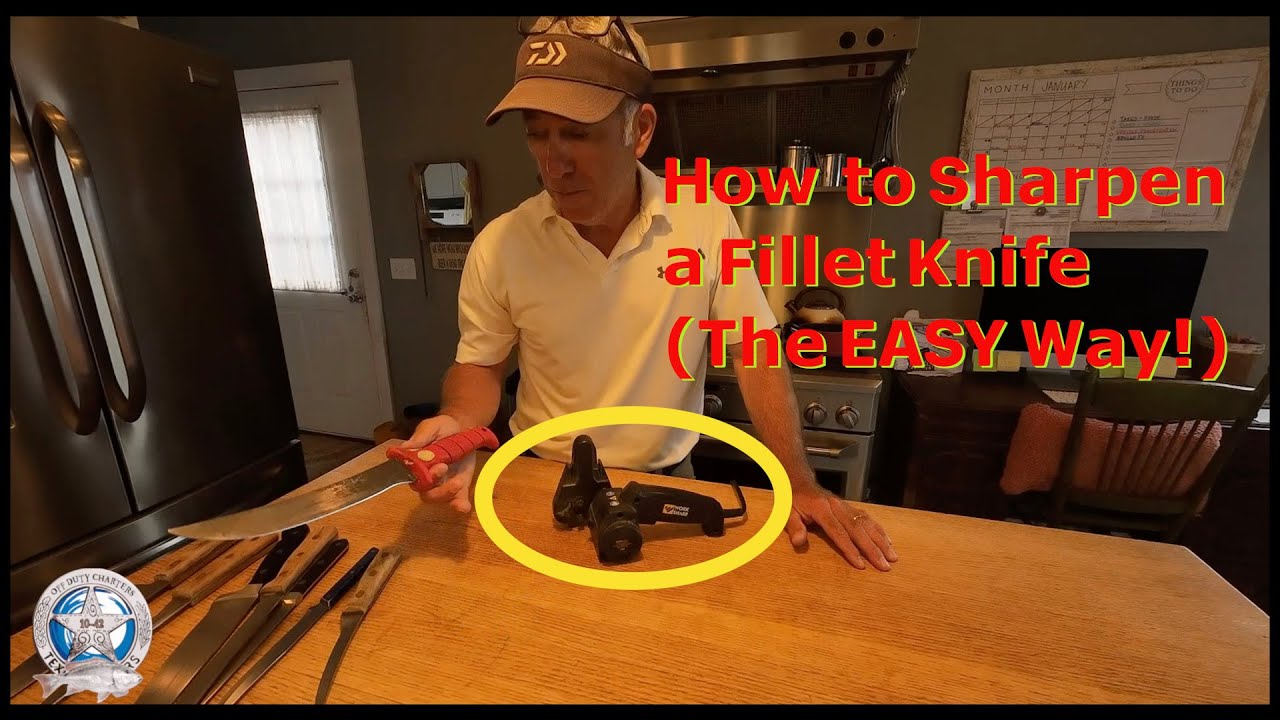 Port Mansfield 01-18-26, How to Sharpen a fillet knife