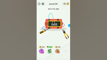 Braindom level 141||save the day||tricky puzzle