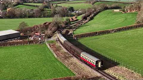 WSR Santa Express Sunday 14th Dec. 2025, between Stogumber and Williton Stations
