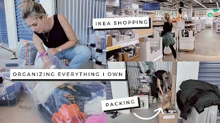 Organizing everything I own! New home things, IKEA trip & storage locker declutter & organize