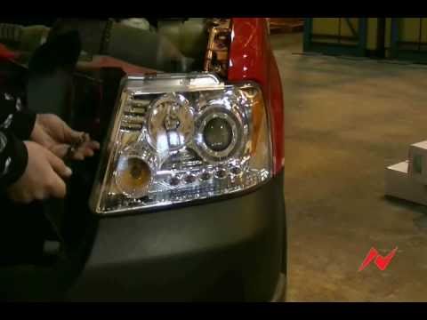 Ford F150 Anzo USA Headlight with Halo 04-08 - YouTube 2004 ford expedition wiring diagram for lighting 