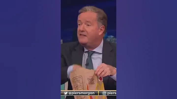 Piers Morgan eats Big Mac to spite Vegan Activist