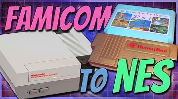 How to Play Famicom Games On NES - Honey Bee Adapter