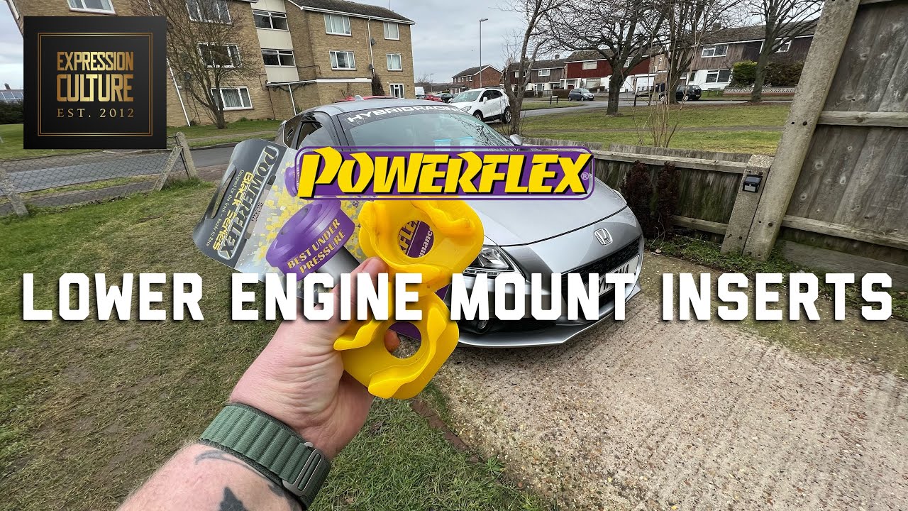 Powerflex Lower Engine Inserts - Honda CRZ - EXPRESSION CULTURE