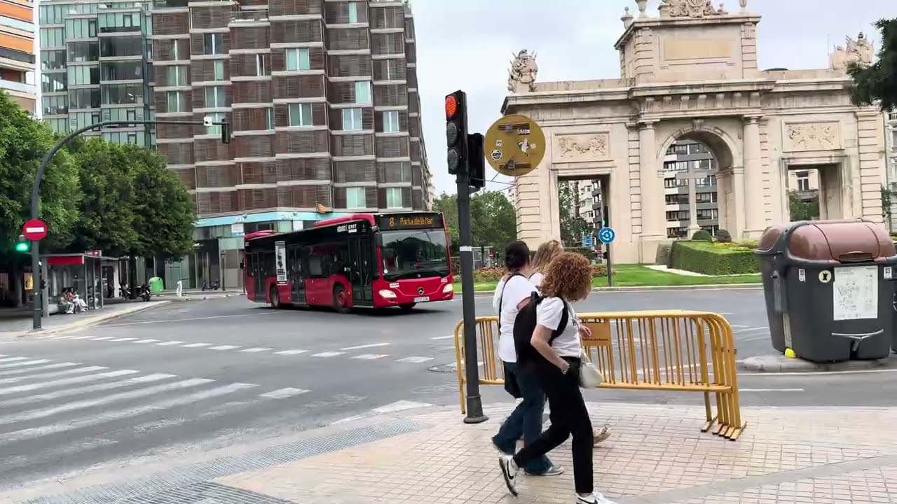 Spain. Valencia city walking tour. Summer 2025