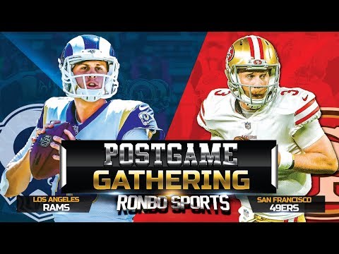 Live! San Francisco 49ers vs Los Angeles Rams NFL 2018 Week 7 Postgame Gathering