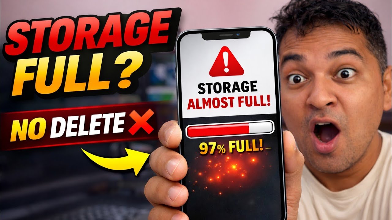 “Storage Full Fix Without Deleting Apps 😱 (100% Working)” - YouTube