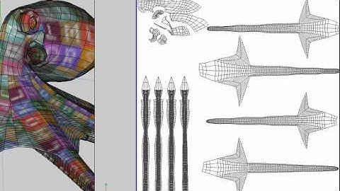 Wings3d: UV mapping - working around the twisted meshes