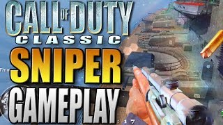 Nine Lives - Sniper Deathmatch Gameplay on Ship - Call of Duty Classic Multiplayer Gameplay Sniping screenshot 3
