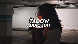 Tadow (i saw her and she hit me like tadow) - Masego & FKJ [edit audio] Resimi