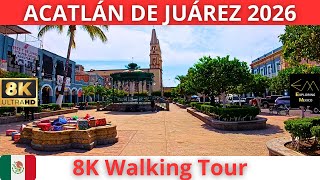 Caminando en ACATLÁN DE JUÁREZ 2026 por EL CENTRO Y MERCADO en 8K 🇲🇽