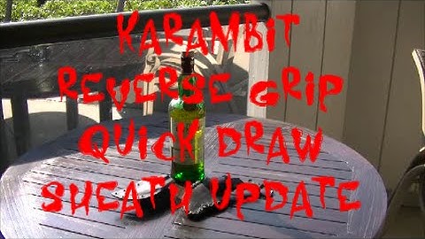 Karambit quick draw sheath