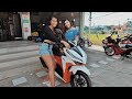 Thai Girl Surprise Her Mom With A New Motorbike | Life In Thailand