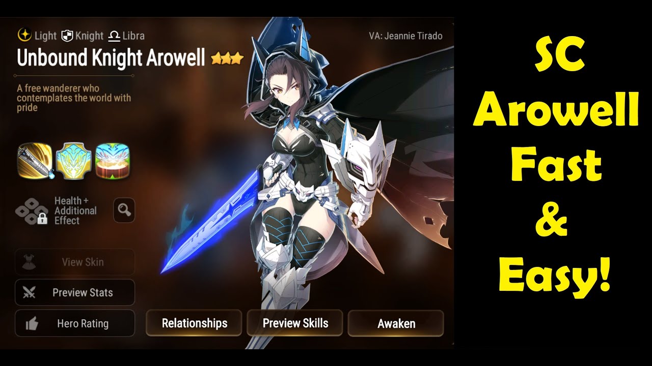 Epic Seven| FASTEST AND EASIEST WAY TO SC AROWELL!