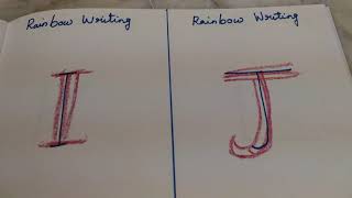 RAINBOW WRITING FOR BEGINNERS -ALPHABET 2