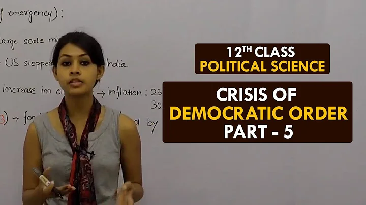 Crisis of Democratic Order - Part4 || Naxalite Mov...