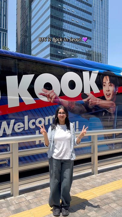 BTS is finally Back￼💜Celebration cafe Tour in Seoul! #shorts #bts #korea