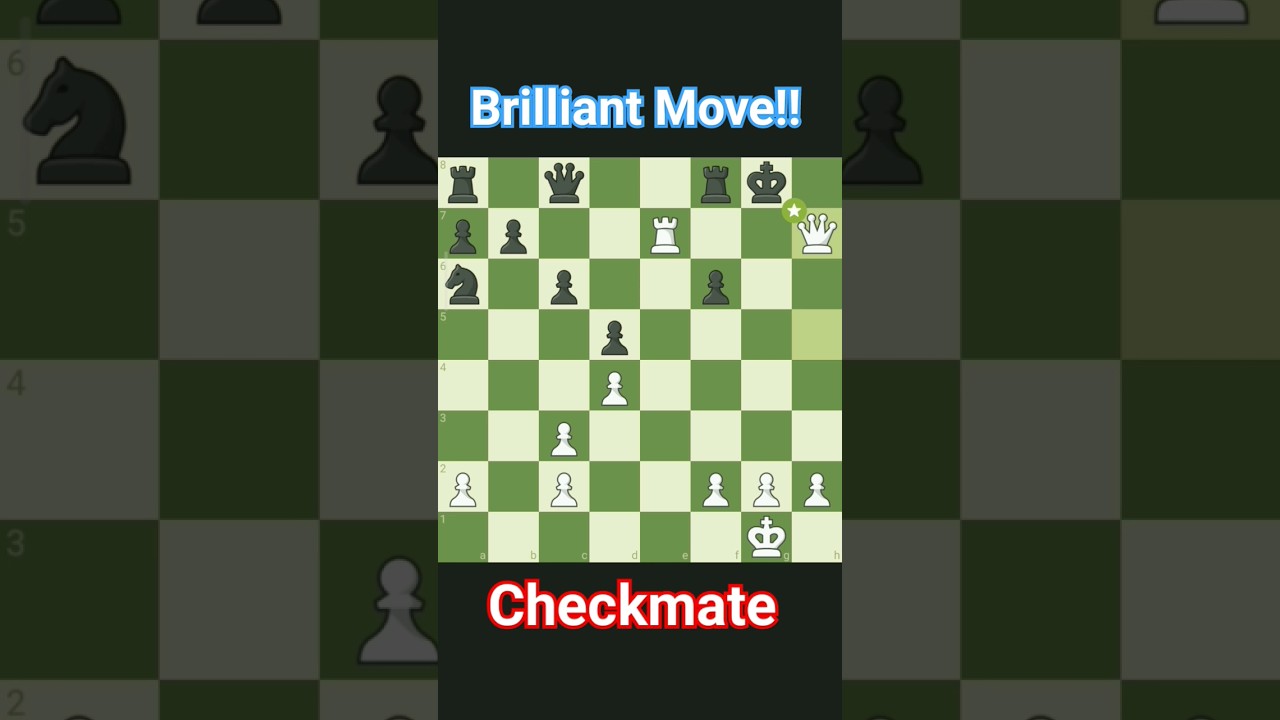 brilliant checkmate | chess - YouTube