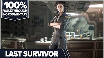 Alien: Isolation - Last Survivor DLC 100% Cinematic Walkthrough (Nightmare, No Damage)