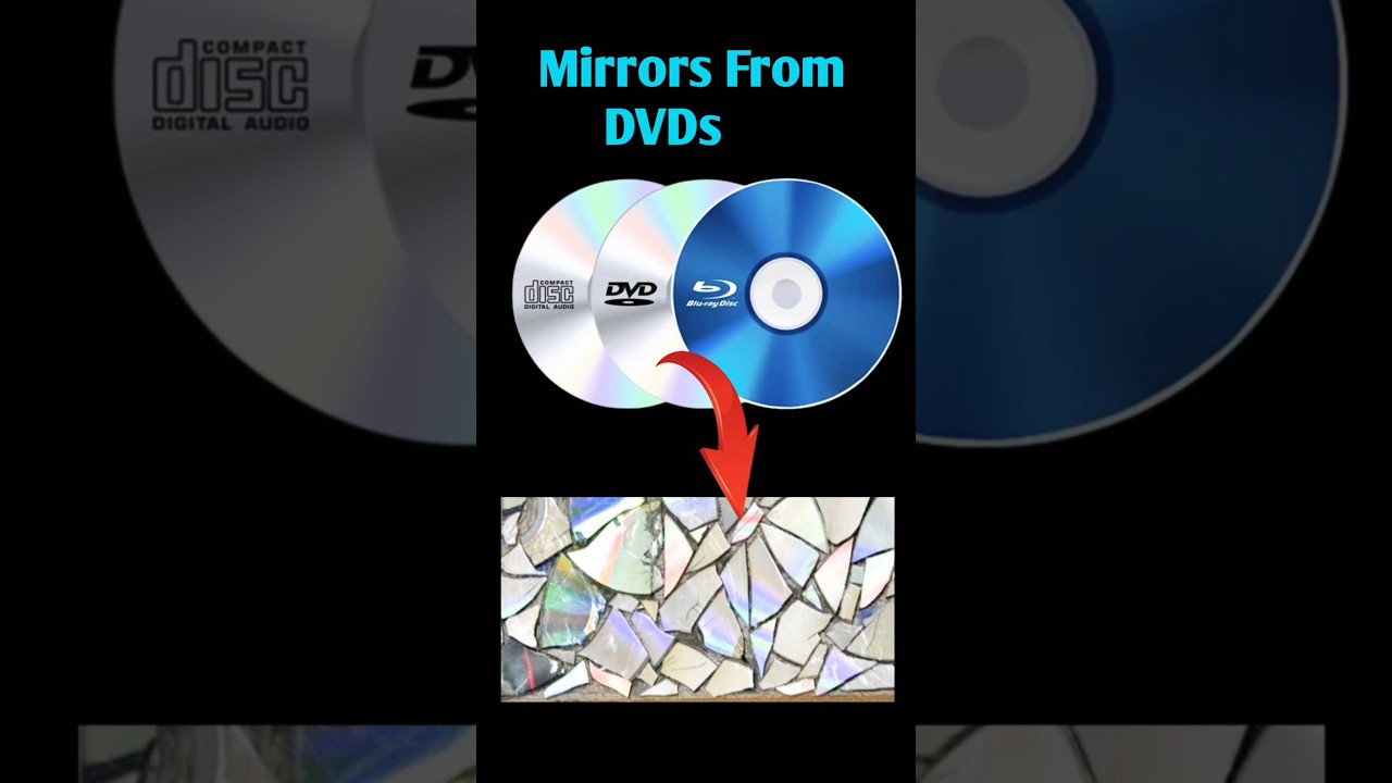 Mirror Cd R File Cut Mirrors From CD/DVD #diy #reuse #cds #dvd #mirror #bestoutofwaste # ...