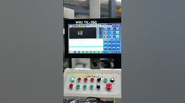 WNJ✊TK760 CNC Spring Coiling Machine​Wire dia: 2-6mm​Equip with length detector​#WNJ #Springmachine