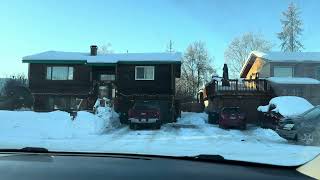 Anchorage Winter Drive: Chasing Daylight Across the City