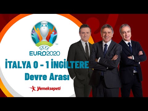 EURO 2020'de Final | İtalya 0 - 1 İngiltere (Devre Arası)