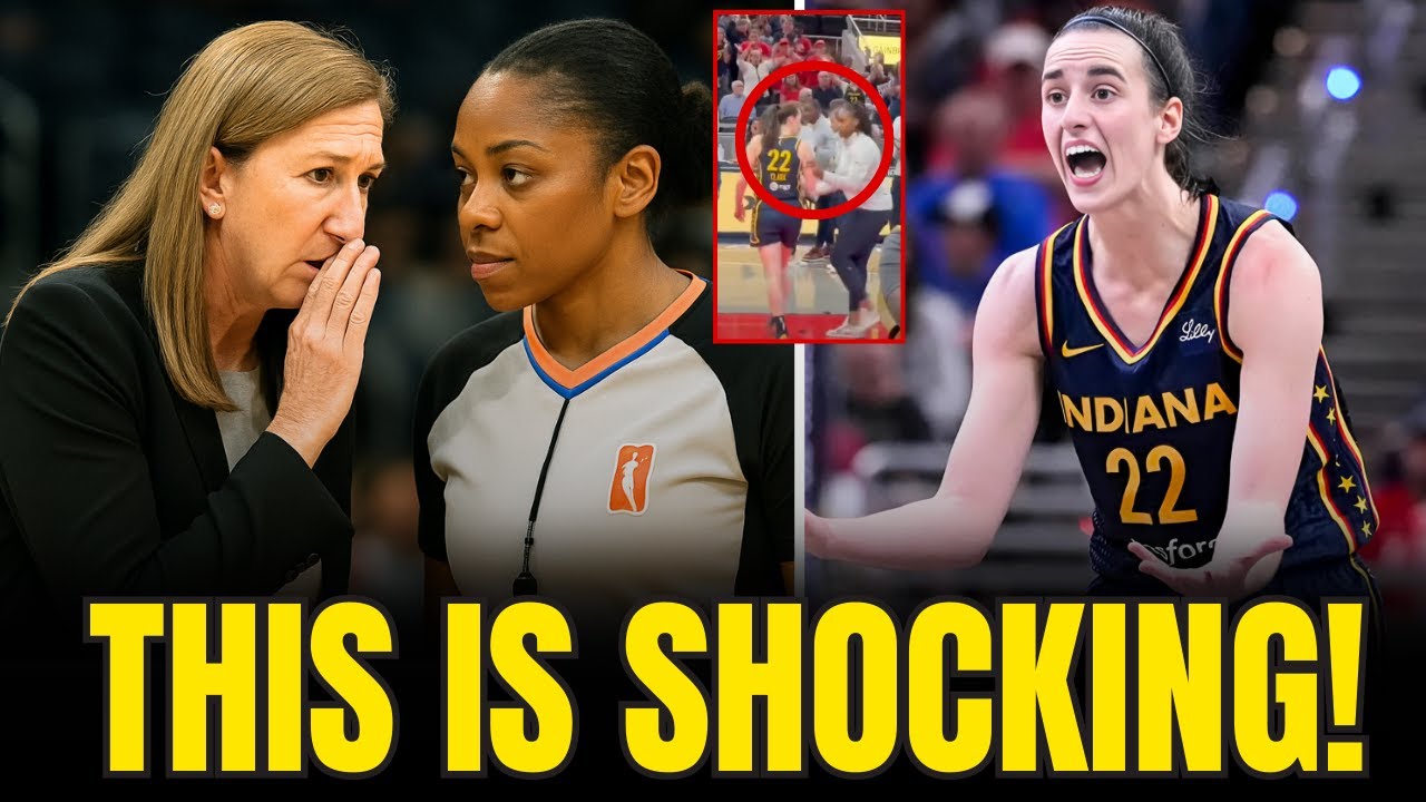 NEW Footage REVEALS WNBA REFEREE’S SECRET HATE GRABBING Caitlin Clark TO STOP CELEBRATION!