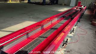 Our customized linear track supporting different robot brands is used for automated welding.