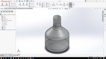 SOLIDWORKS Tutorial for Beginners | Revolve and Shell Command