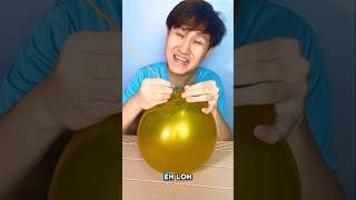 THE BALLOON DIDN'T BURST! #tutorial #comedy #entertainment #hilarious #funny #balloon