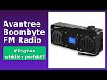 BEWERTUNG 2025 Avantree Boombyte FM Radio WESENTLICHE Einzelheiten