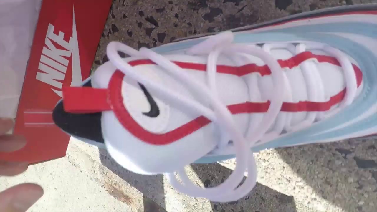 veneno Creación demostración Nike Air Max 97 Chicago White University Red Psychic Blue Gundam + on feet - YouTube veneno Creación demostración Nike Air Max 97 Chicago White University Red Psychic Blue Gundam + on feet - YouTube