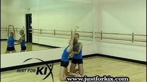 Partner Back Bends Exercises Tutorial and Demonstration from Just For Kix