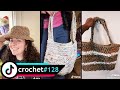 TIKTOK CROCHET PLASTIC YARN COMPILATION #128