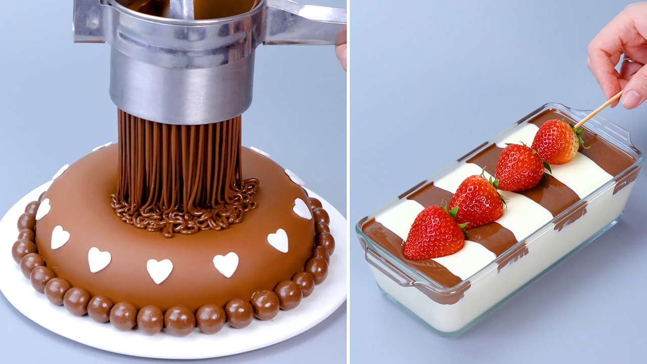 Easy & Yummy Sweet Chocolate Cake For Party | Fancy Chocolate Cake Decorating Recipes