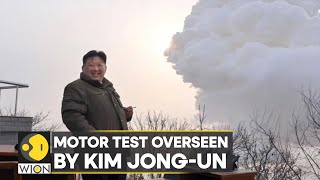 North Korea tests 'high-thrust solid-fuel motor' | Test conducted at Sohae launching ground | WION screenshot 2