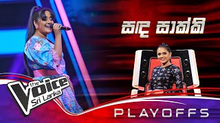 Ishara Wagasenevi | Sanda Sakki (සඳ සාක්කි) |  Playoffs | The Voice Sri Lanka