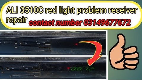 ALI 3510C red light problem repair all# Electronics working