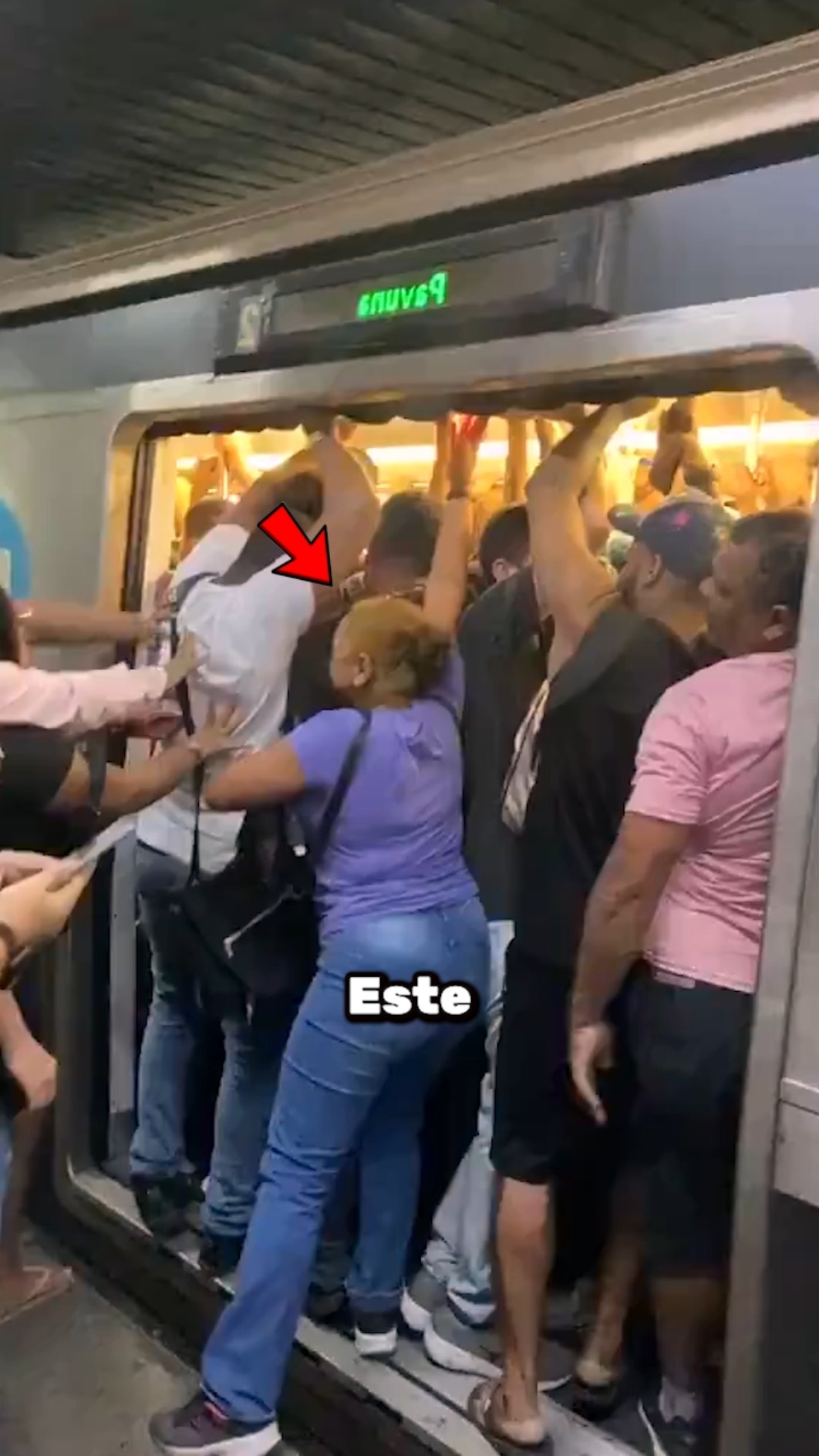 ¡Mujer logra lo IMPOSIBLE en el tren! ??