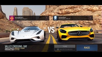 NFS: No Limits UGR Koenigsegg Regera Sandstorm Rivals √#1