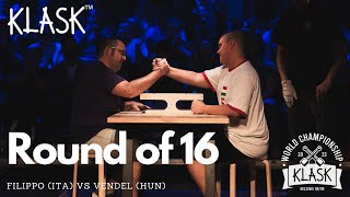 KLASK World Championship 2023 RO16: Filippo Ballin 🇮🇹 vs 🇭🇺 Vendel Hummel